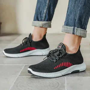 Daan - Sportieve Heren-Sneakers in Zwart