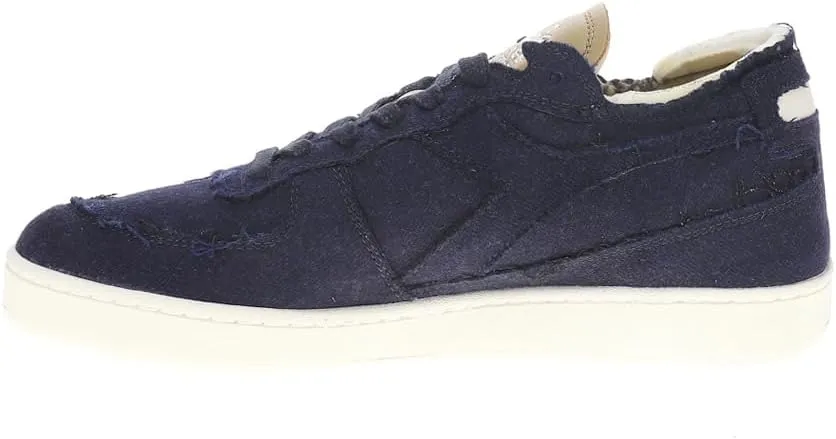 Diadora Mens Mi Basket Row Cut Italy Valdilana Lace Up Sneakers Shoes Casual - Grey