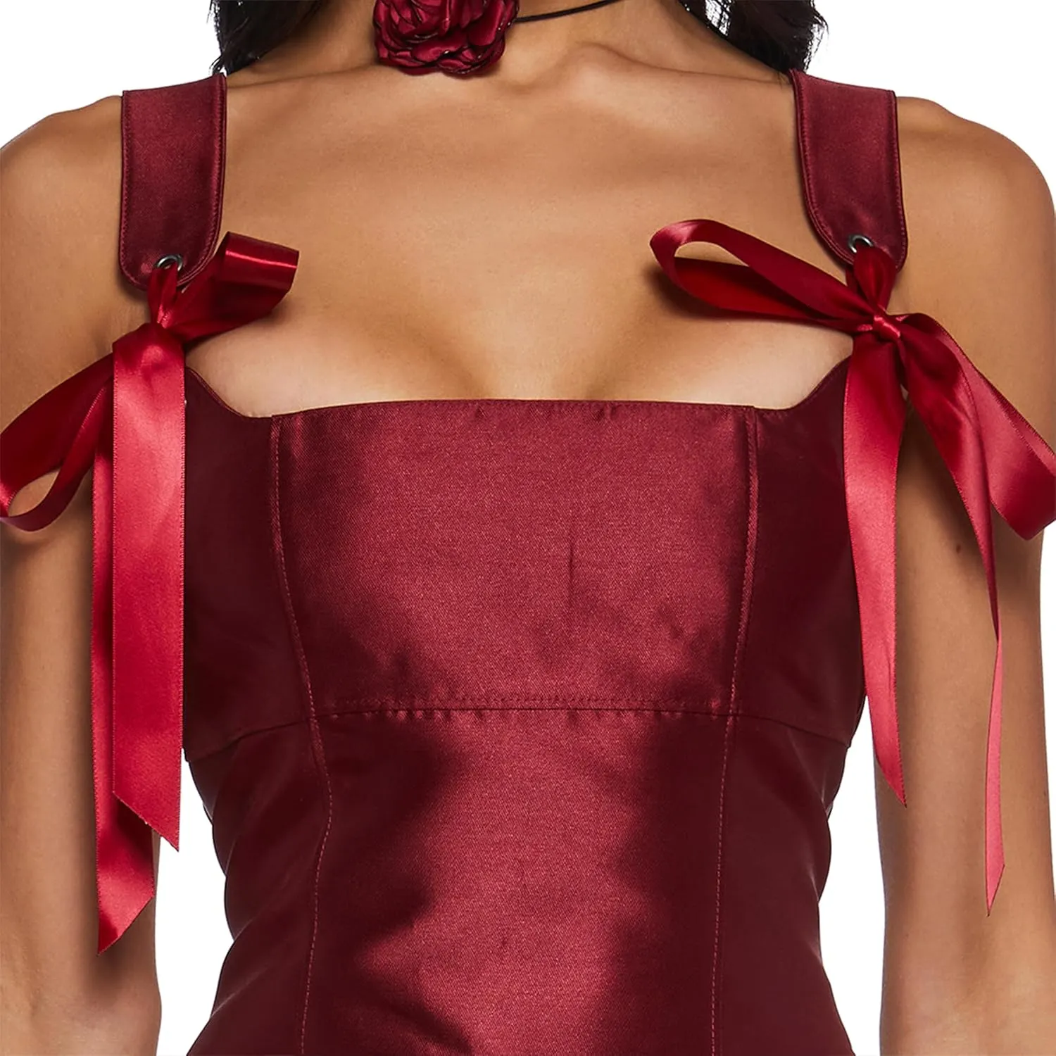 Dolls Kill Pixie Stardust Mini Dress by Current Mood - Taffeta Dress with Fit and Flare Silhouette