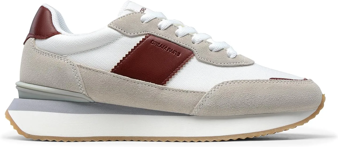 DREAM PAIRS Women Fashion Sneakers Walking Tennis Sports Athletic Comfortable Lightweight Running Lace Up Retro Classic Casual Sneaker