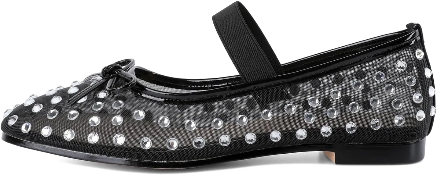 Eldof Flats Shoes Women Round Toe Slip On Ballet Flats Shoes for Dress Comfortable