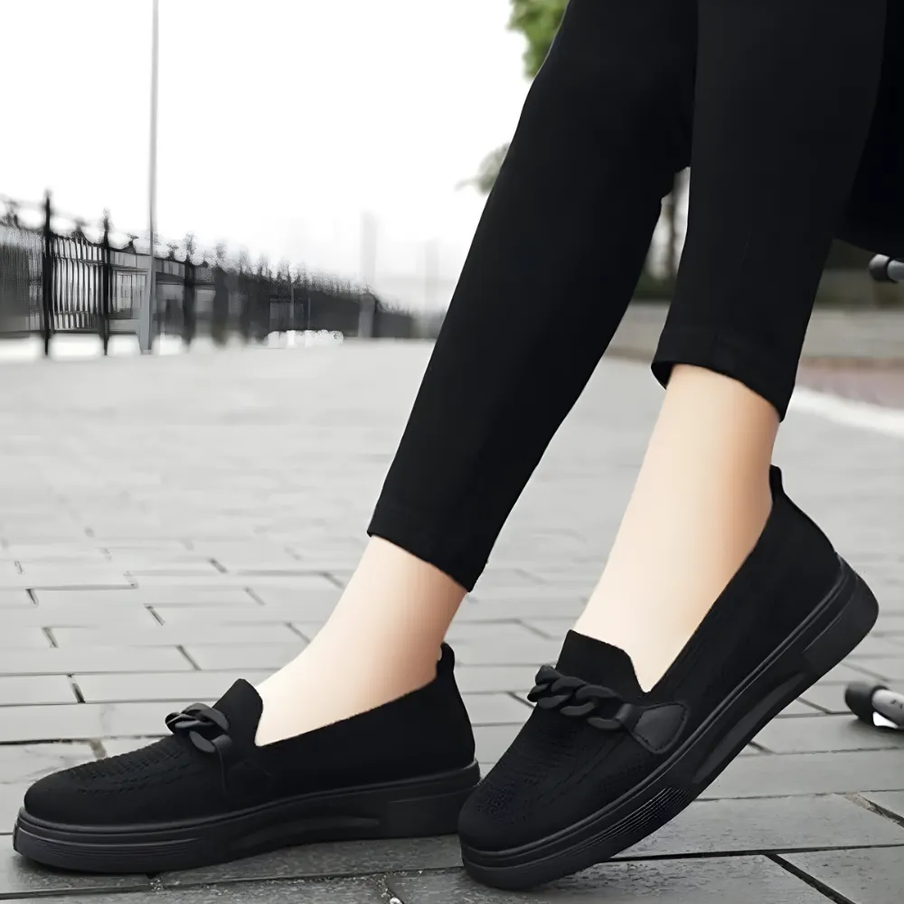 Elegante Platte Loafers Orthopedische Schoenen