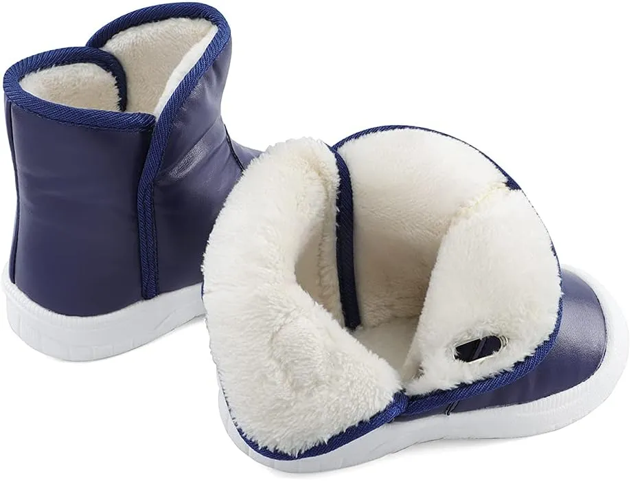 ESTAMICO Toddler Boys Gilrs Rubber Sole Warm Winter Snow Boots