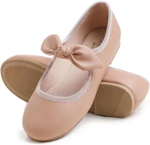 FEVERSOLE Girls Cute Dress Mary Jane Shoes Little Kids Casual Buckle Strap Flats