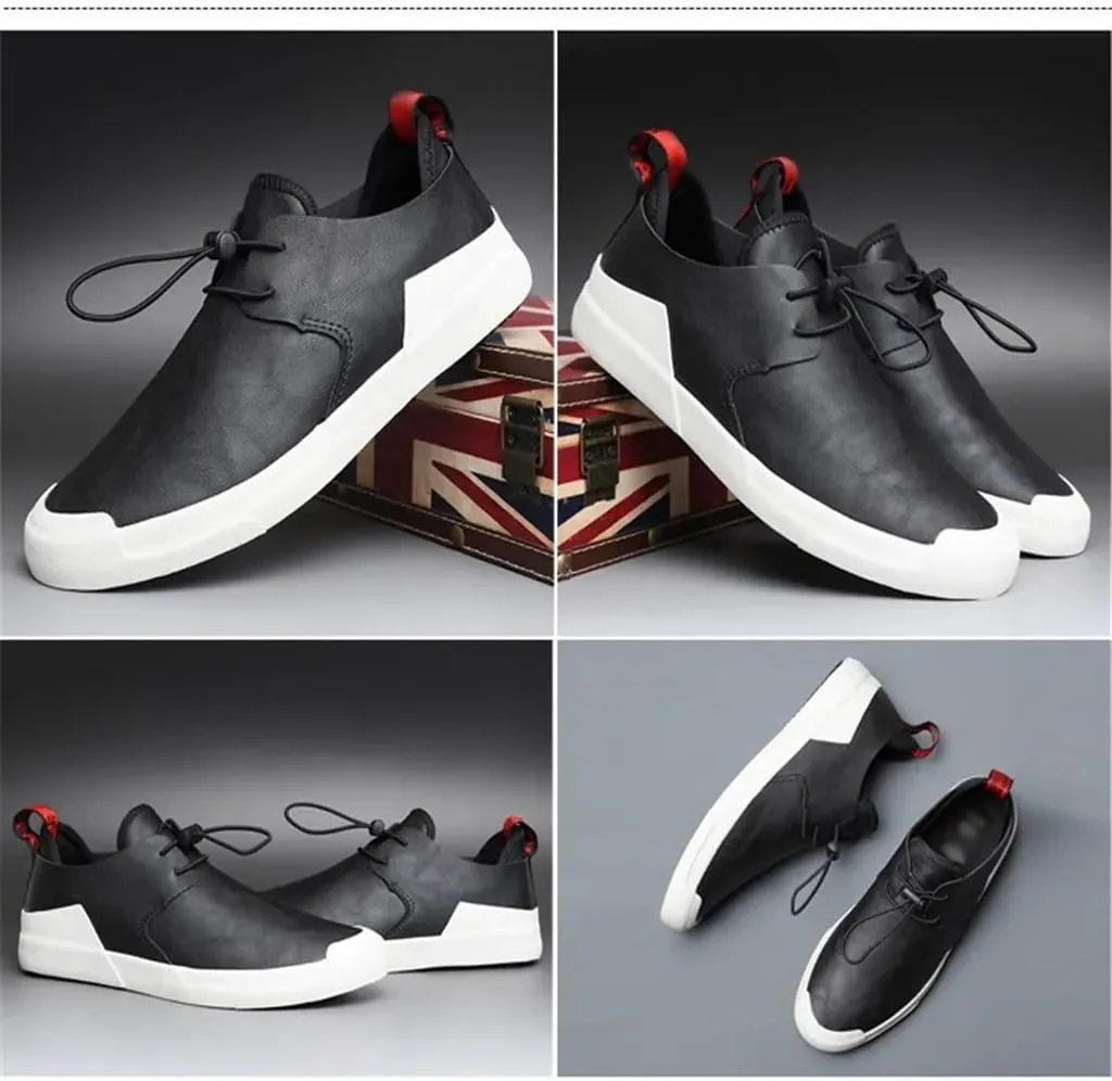 FMURY Men's Sneakers Man Casual Shoes Breathable Men Driving Shoes Big Size Office Footwear