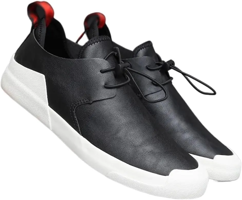 FMURY Men's Sneakers Man Casual Shoes Breathable Men Driving Shoes Big Size Office Footwear