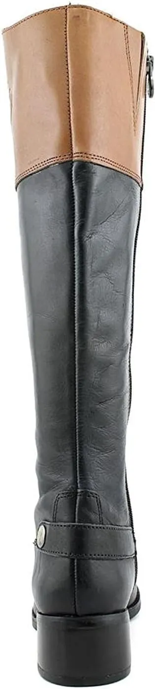 Franco Sarto Women's Chip Wide Calf Tall Riding Leather Boot