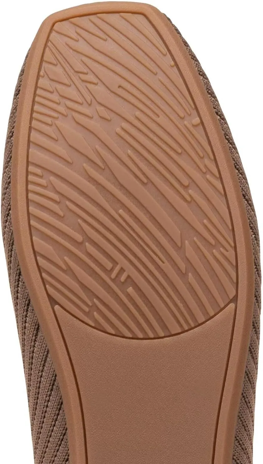 Frank Mully Women's Flats Square Toe Flats Comfortable Slip on Washable Ballet Flats Shoes for Women Dressy Work