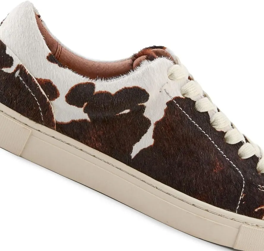 Frye Ivy Low Lace Sneakers for Women Crafted from Soft, Vintage Italian Leather with Removable Molded Footbed, Leather Lining, and Contrast White Rubber Outsoles
