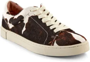 Frye Ivy Low Lace Sneakers for Women Crafted from Soft, Vintage Italian Leather with Removable Molded Footbed, Leather Lining, and Contrast White Rubber Outsoles