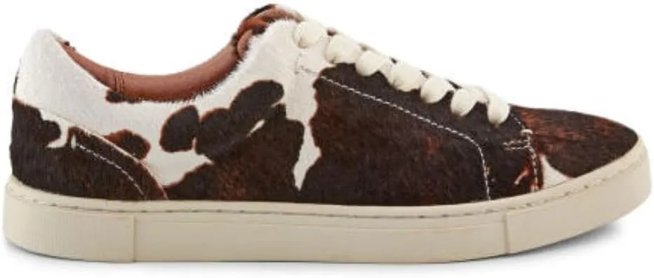 Frye Ivy Low Lace Sneakers for Women Crafted from Soft, Vintage Italian Leather with Removable Molded Footbed, Leather Lining, and Contrast White Rubber Outsoles