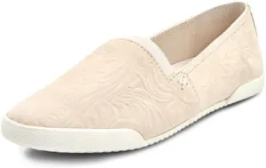 Frye Melanie Slip On Shoes for Women Crafted from Premium Leather with White Rubber Toe Bumpers and Soles, Leather Lining, and Removable Footbeds – 1 ¼” Outsole
