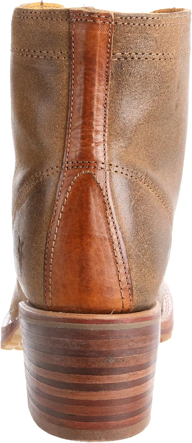 Frye Sabrina 6G Lace Up Women's Ankle & Bootie Boots - Premium Leather, Stylish and Comfortable Footwear for Every Occasion