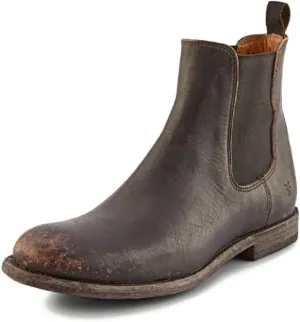 Frye Tyler Chelsea Boots for Men Designed with Flexible Blake Construction and Elasticated Side Panels, Comfort Footbed and Full Leather Lining – 6” Shaft Height