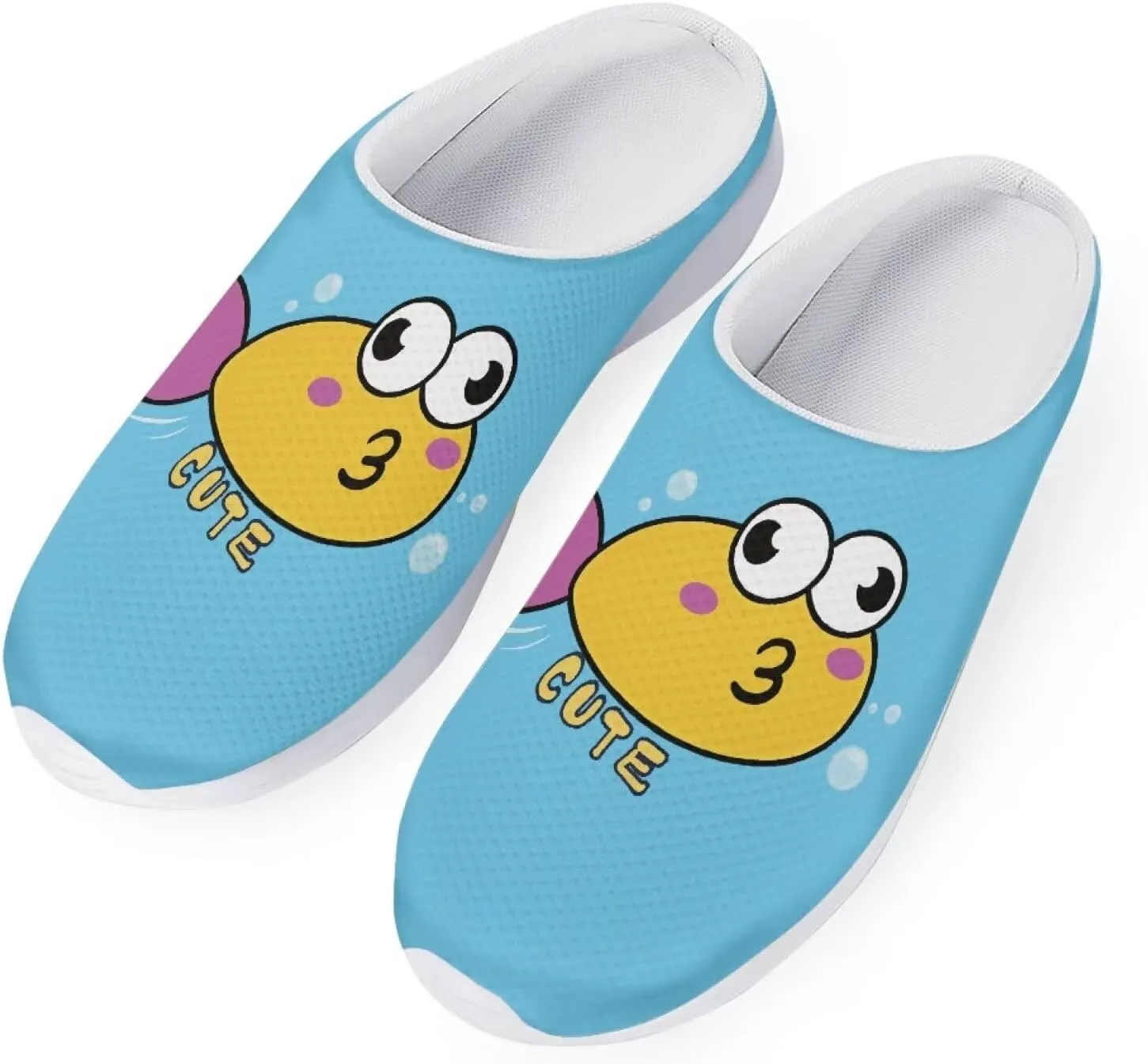 Garden Slip On Shoes for Women Mesh Garden Clogs Rubber Garden Loafers Outdoor Garden Sandals