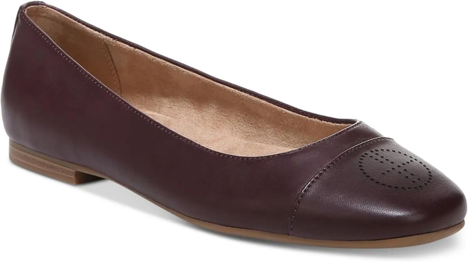 Giani Bernini Womens Aerinn Leather Ballet Flats