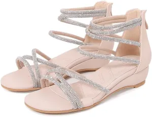 Girls Low Heel Chunky Sandals Wedding Dress Pumps Shoes