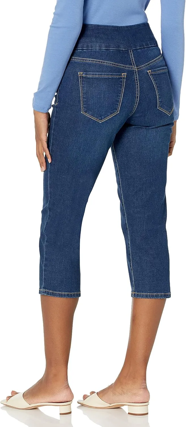 Gloria Vanderbilt Women's Amanda Pull on Capri Plus Size