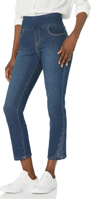Gloria Vanderbilt Women's Amanda Pull on High Rise Jean Standard