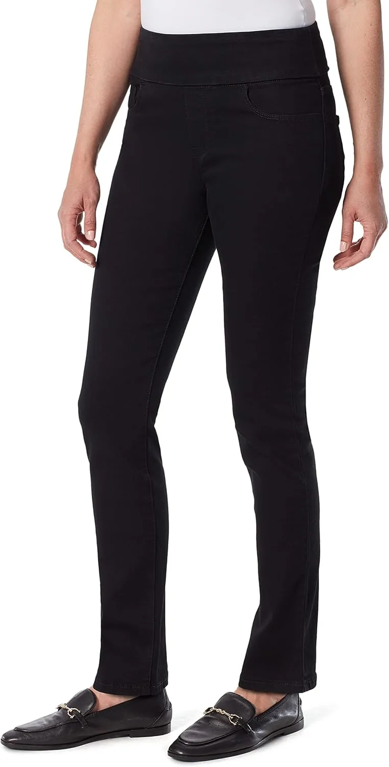 Gloria Vanderbilt Women's Amanda Pull on High Rise Jean Standard