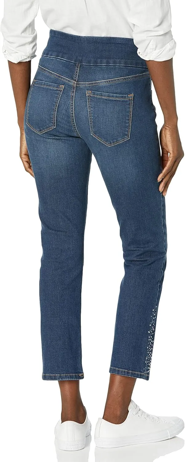 Gloria Vanderbilt Women's Amanda Pull on High Rise Jean Standard