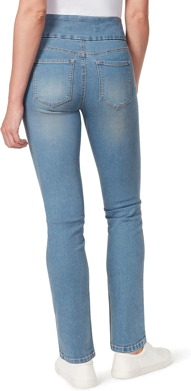 Gloria Vanderbilt Women's Amanda Pull on High Rise Jean Standard