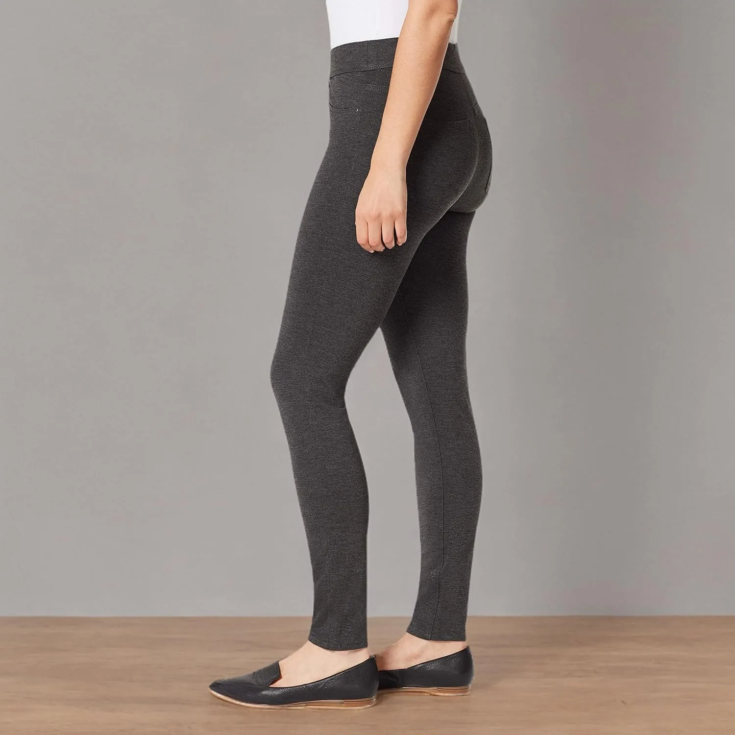 Gloria Vanderbilt Women's Avery Ponte Slim Pull on Pant