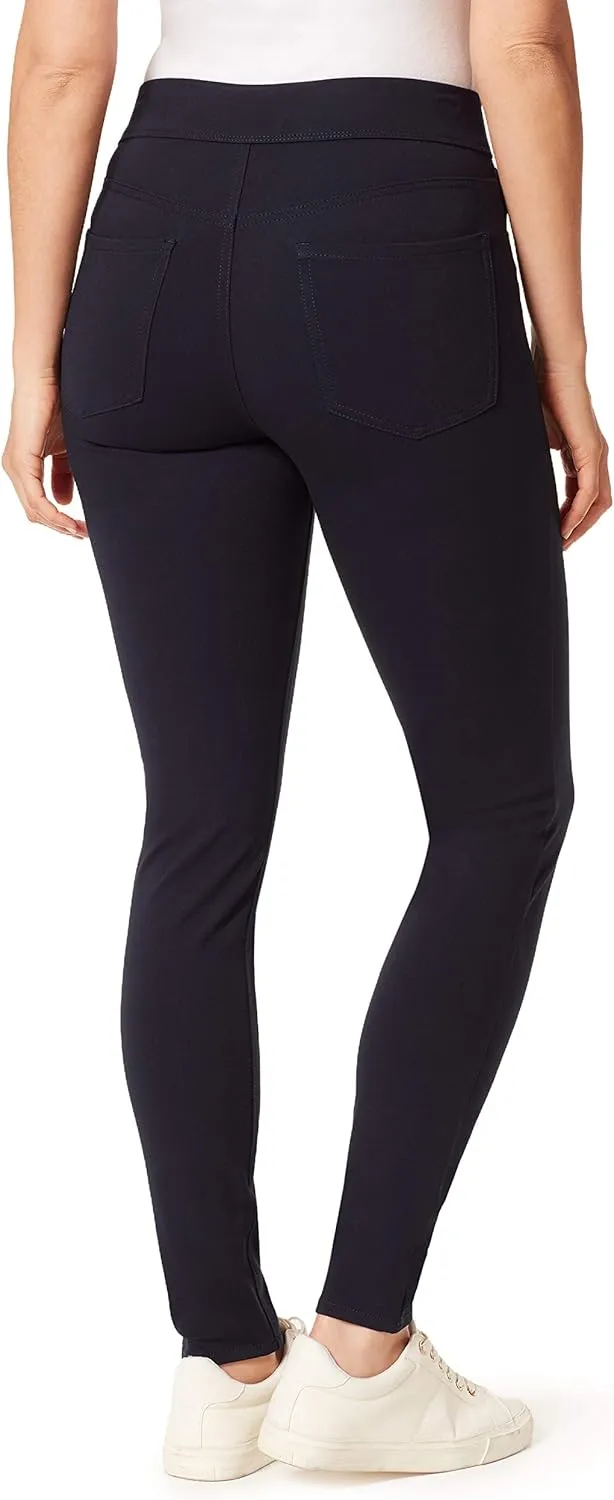 Gloria Vanderbilt Women's Avery Ponte Slim Pull on Pant