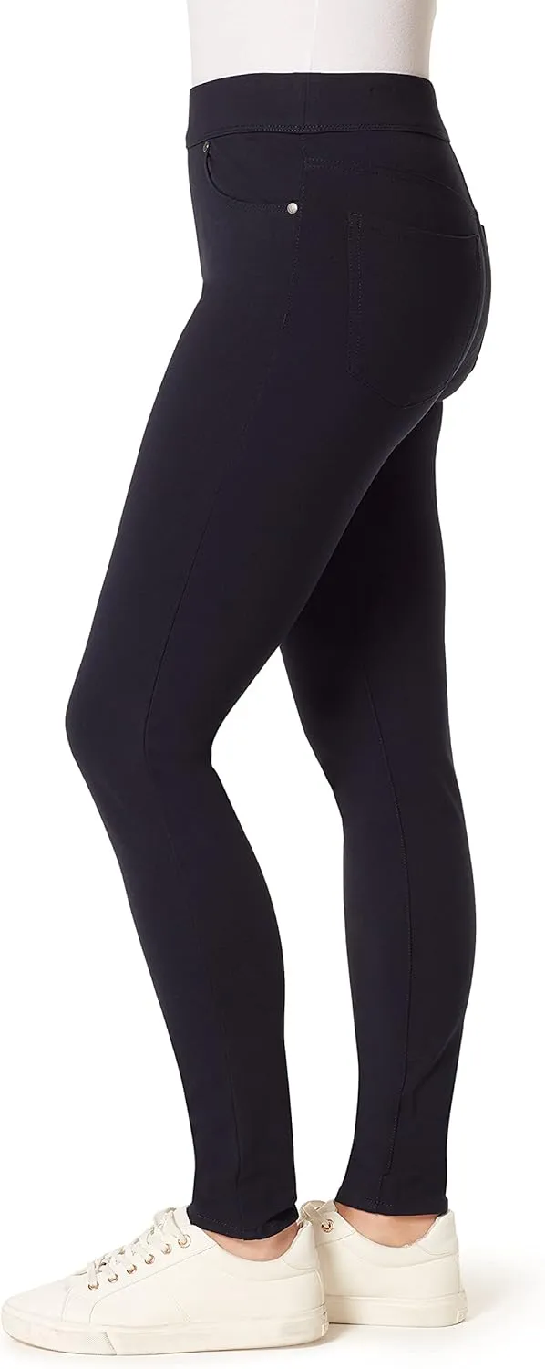 Gloria Vanderbilt Women's Avery Ponte Slim Pull on Pant