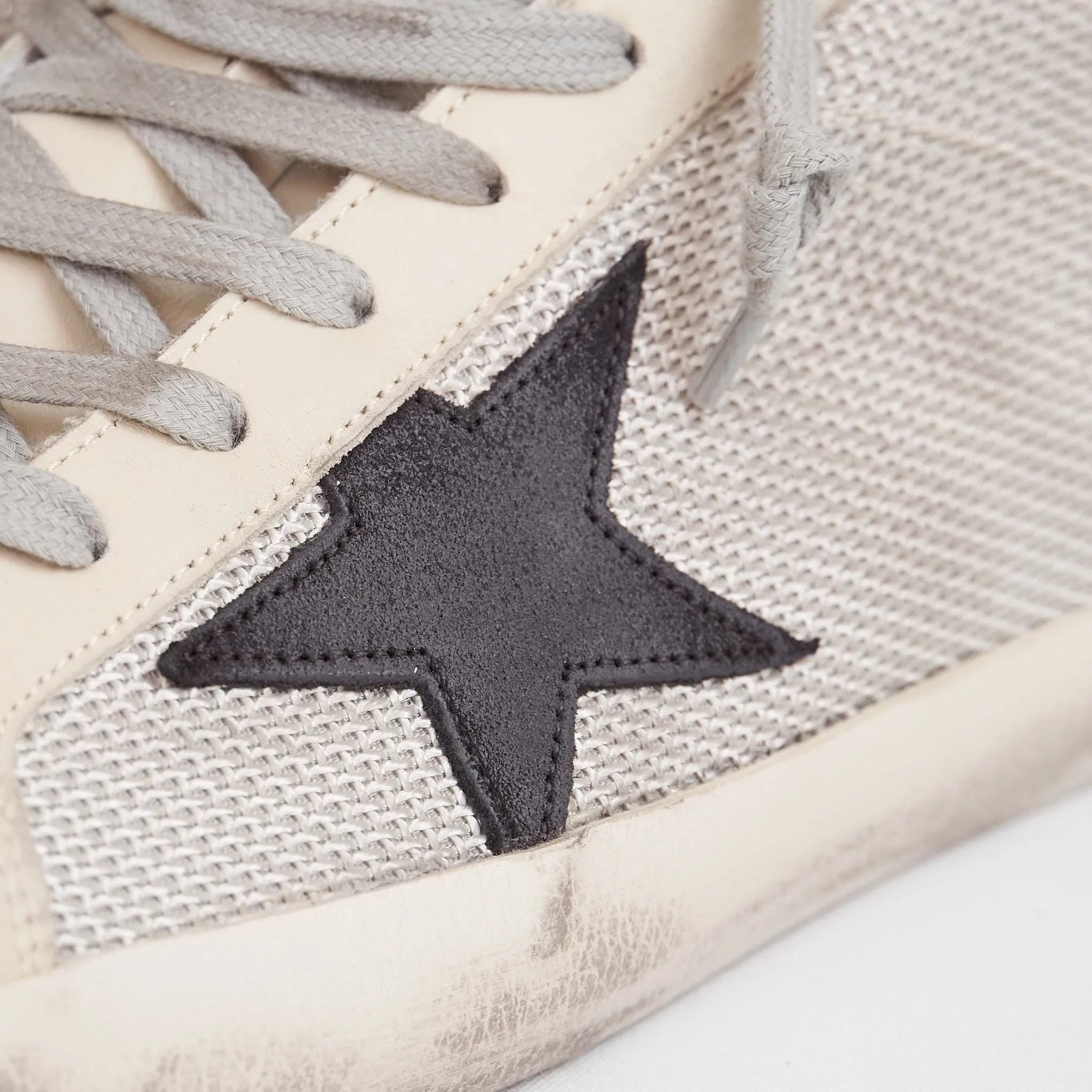 Golden Goose Superstar White Strukture Black Sneakers