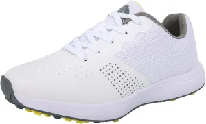 Golf Shoes for Mens Spikeless Wide Fitting Waterproof Golf Sneakers Non-Slip Four Seasons All Weather Plus Size,B,9