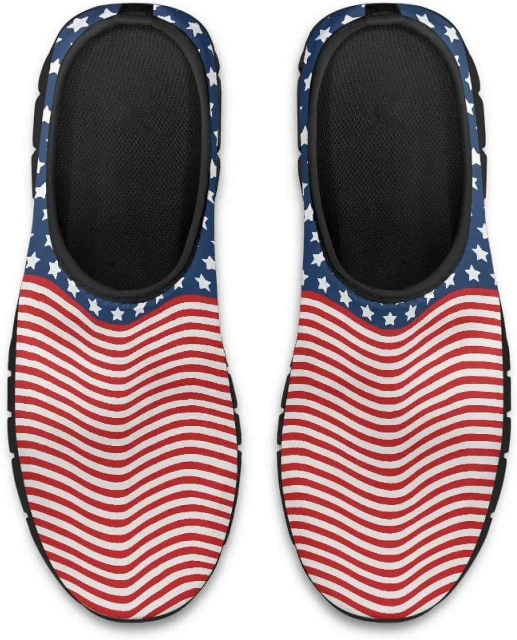 GOSTONG Sneakers for Women Comfort Soft Non Slip Outdoor Running Sneakers Casual Slip-on Home Walking Loafers Black US 5.5-11.5