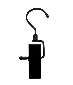 Hang-All Boot Clips, 6" Premium Matte Black Metal with EuroClip, 10 CN