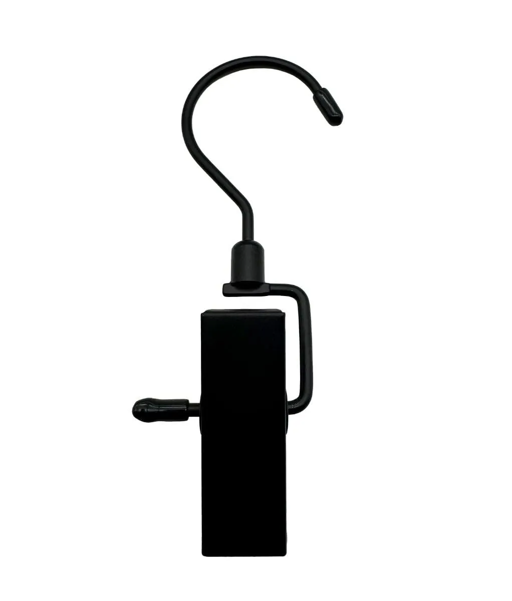 Hang-All Boot Clips, 6" Premium Matte Black Metal with EuroClip, 10 CN