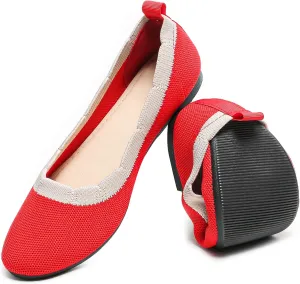 HEAWISH Women's Floral Collar Flats