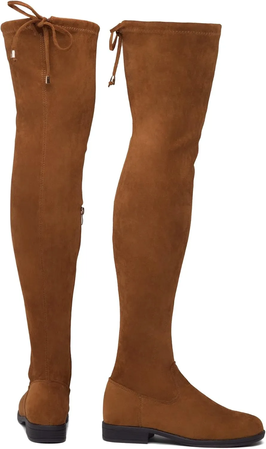 Herstyle Secret Obsession Women's Over the Knee Boots Thigh High Stack Heel Long Stretch Fall Riding Boots