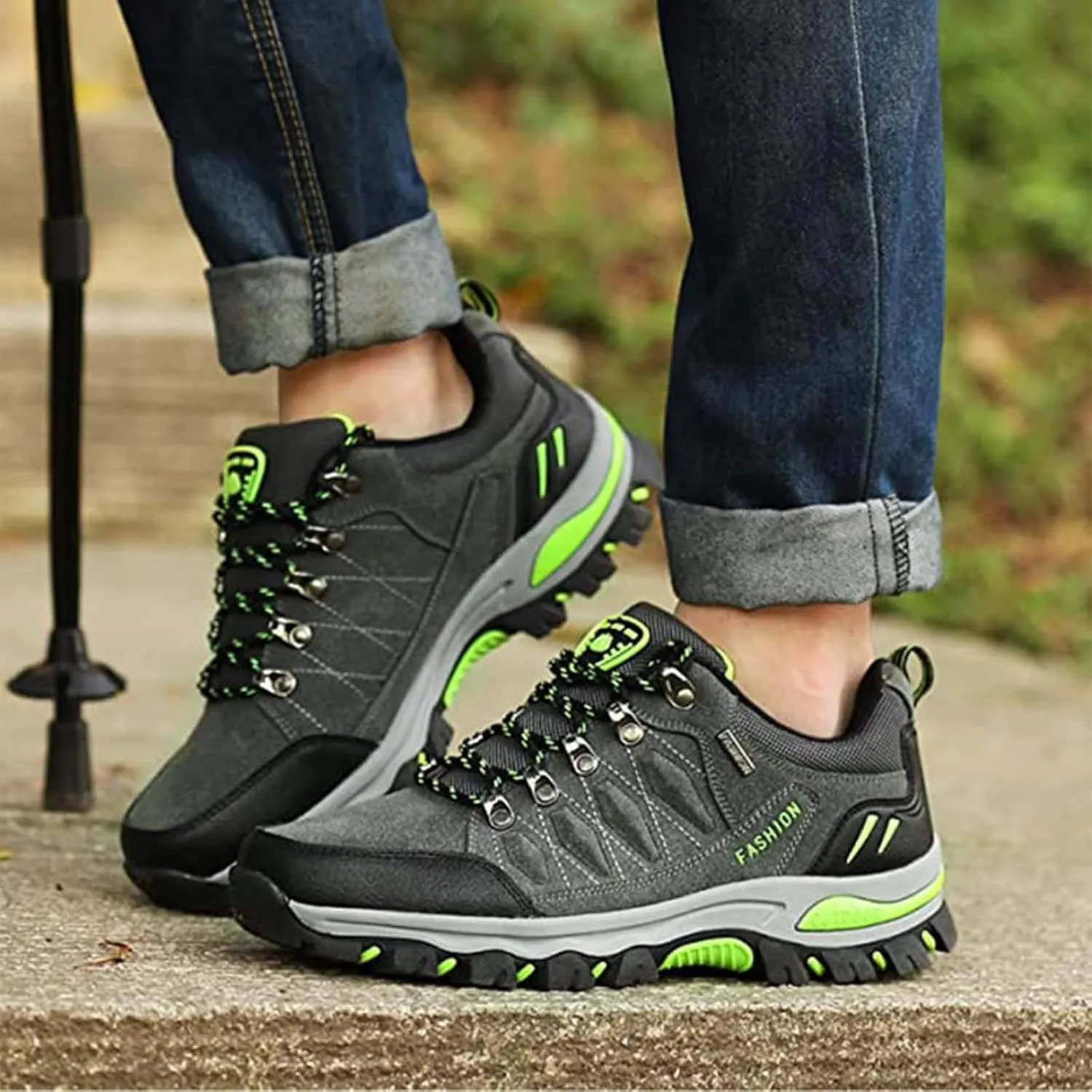 Hiking Outdoor Breathable Couple Shoes Mesh Shoes Climbing Hiking Men's Sneaker Boots for Men High Top