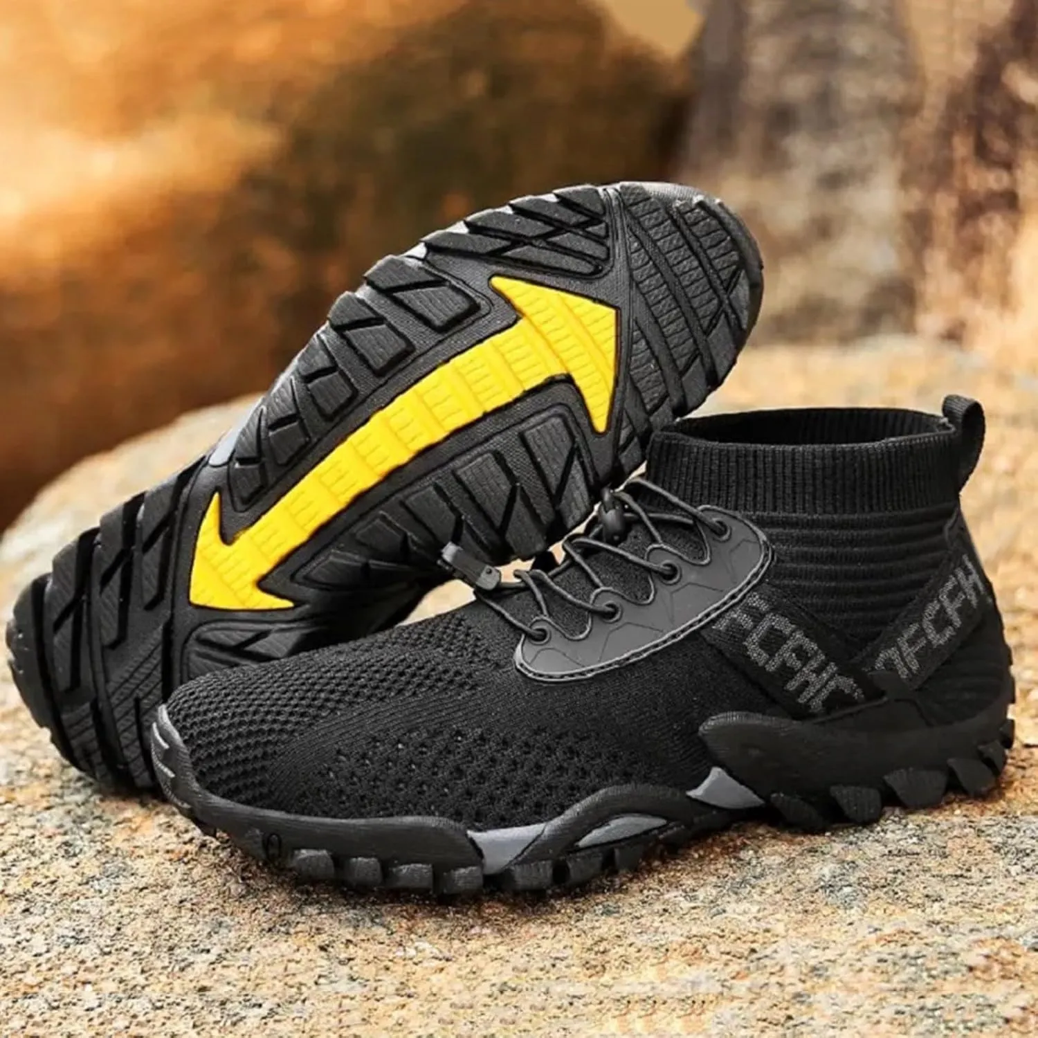 Hiking Shoes Women Waterproof Mesh Lace Up Sneakers for Men Slip On Walking Shoes for Men Lightweight Running Shoes