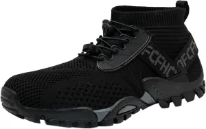 Hiking Shoes Women Waterproof Mesh Lace Up Sneakers for Men Slip On Walking Shoes for Men Lightweight Running Shoes