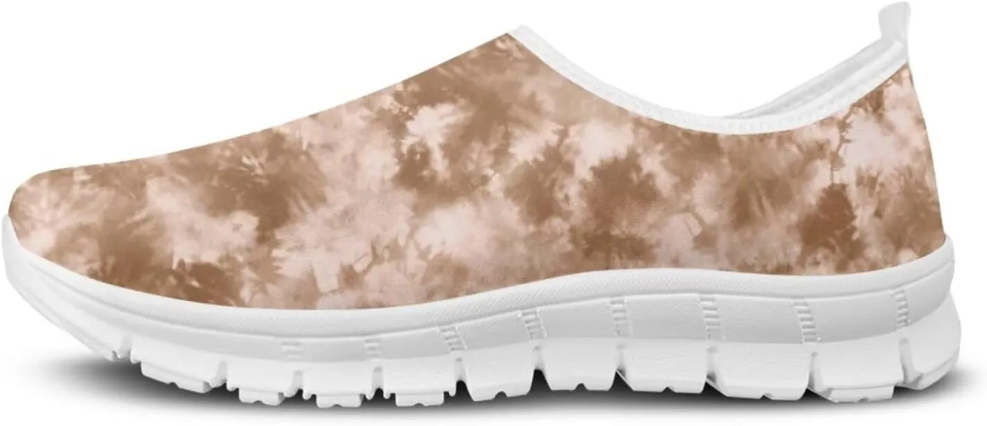 Howilath Dog Paw Print Slip on Loafers for Women Anti-Skid Running Sneakers Breathable Casual Shoes