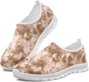 Howilath Dog Paw Print Slip on Loafers for Women Anti-Skid Running Sneakers Breathable Casual Shoes