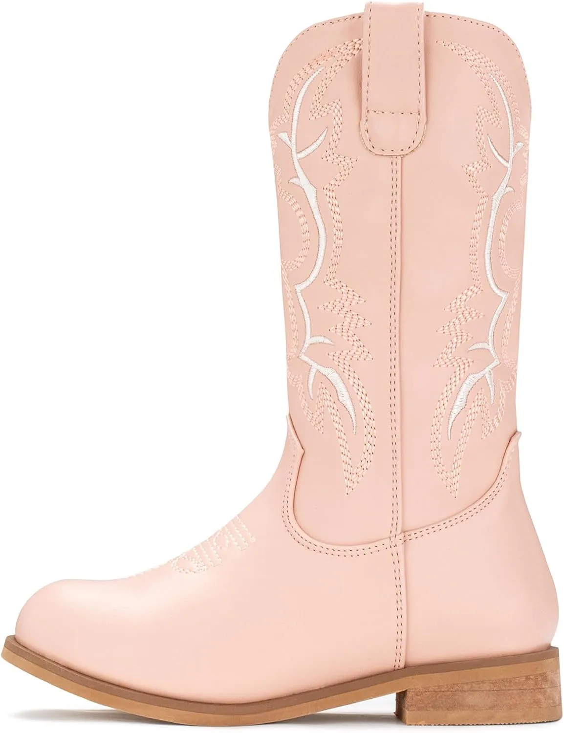 IUV Cowgirl Boots Cowboy Boots For Girls Boys Kids Toddler Fashion Western Boots Mid Calf Riding Shoes