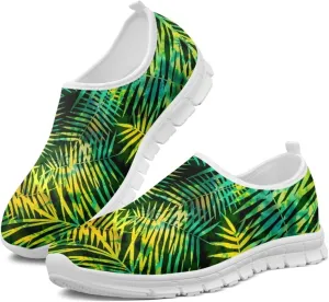 Jeiento Tropical Style Slip-On Loafers for Women Casual Shoes Outdoor Mesh Workout Sneakers