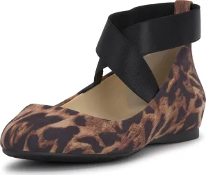 Jessica Simpson Mandayss Women's Pull-On Criss-Cross Ankle Ballet Flats Shoes
