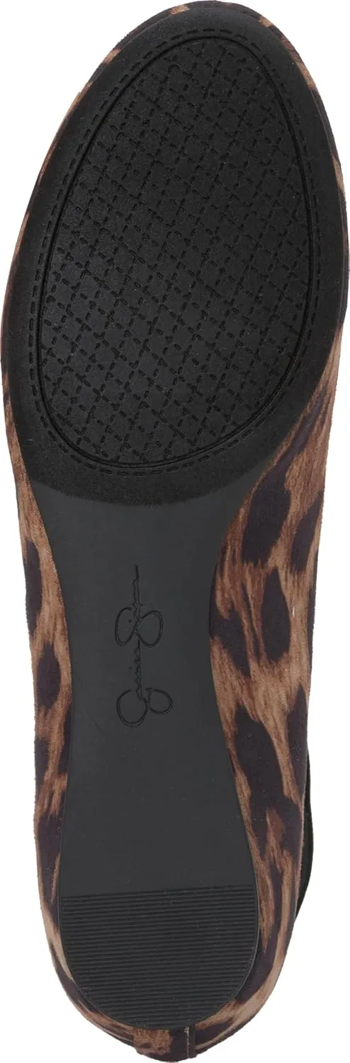Jessica Simpson Mandayss Women's Pull-On Criss-Cross Ankle Ballet Flats Shoes