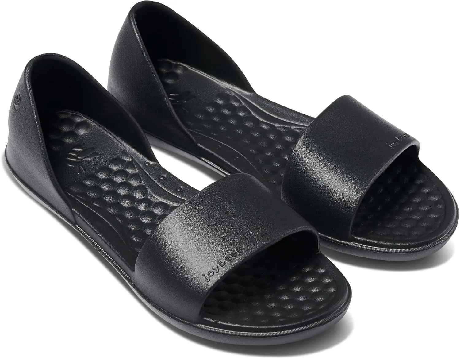 Joybees Women's Friday Flat - Ballet Flats for Women, Cute & Casual Dress Shoes, Comfortable Rubber Foam Sandals for Work, Walking, Waterproof, Non Slip