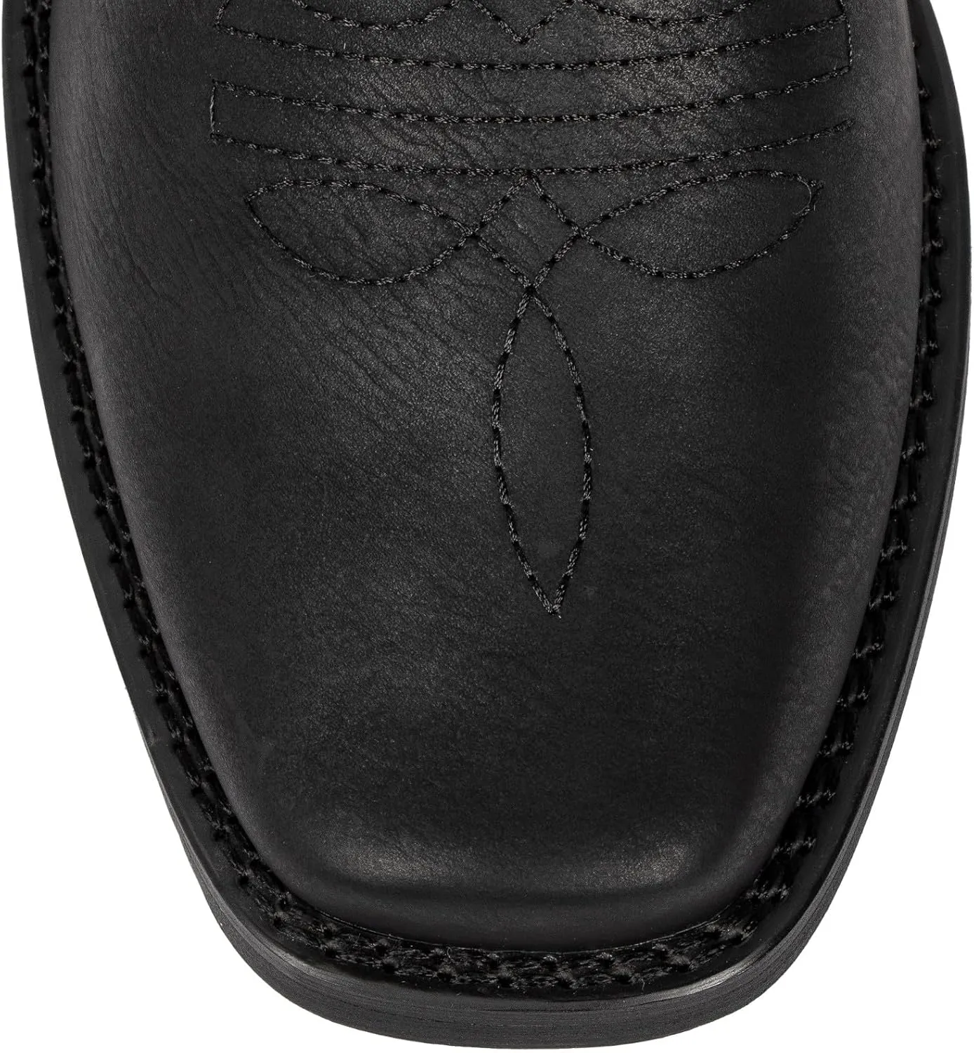 J's.o.l.e Men's Western Cowboy Boots Square Toe Ankle Boot for Men Chelsea Dress Casual Boots