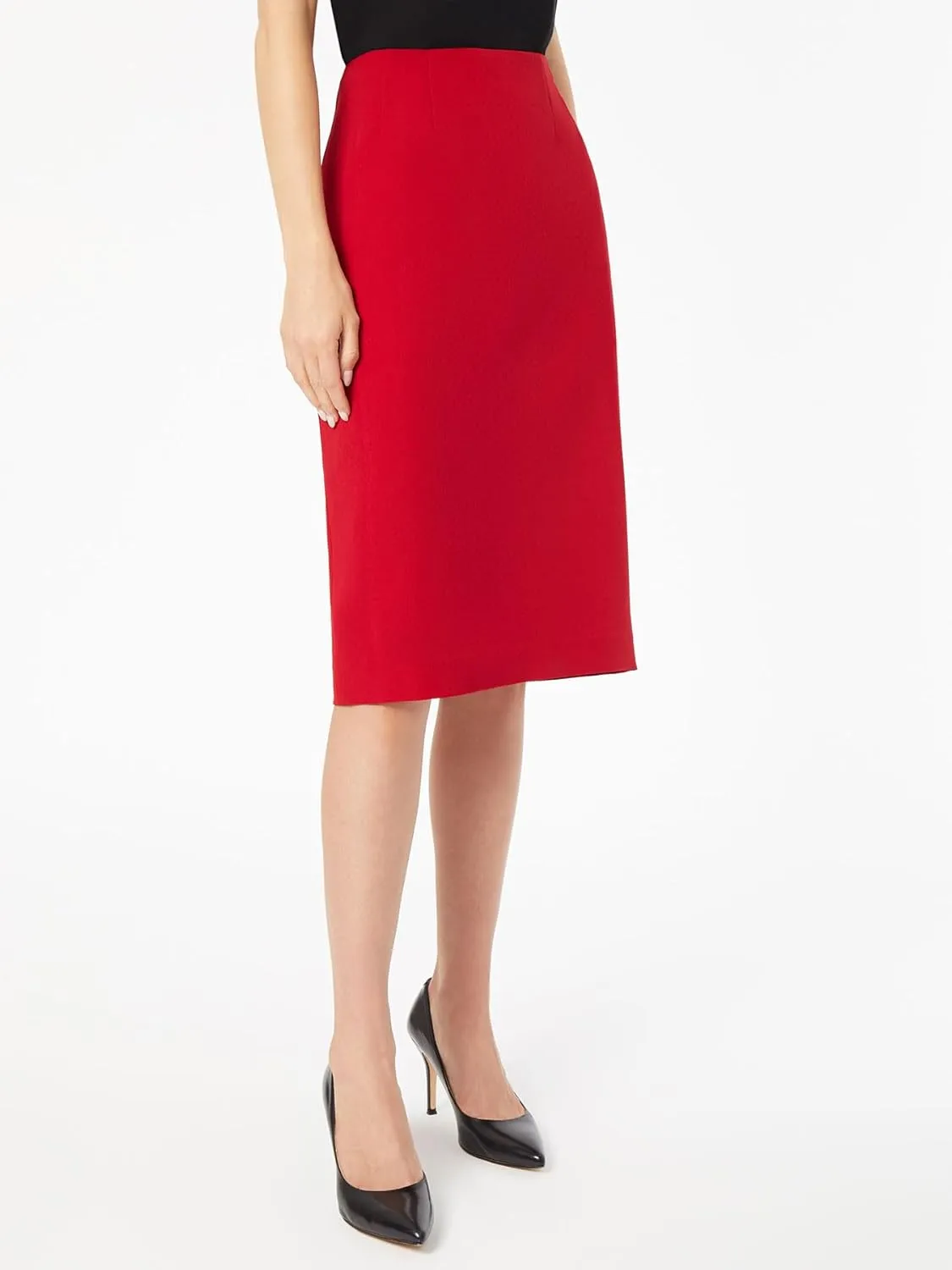 Kasper Women's Stretch Crepe Skimmer Skirt
