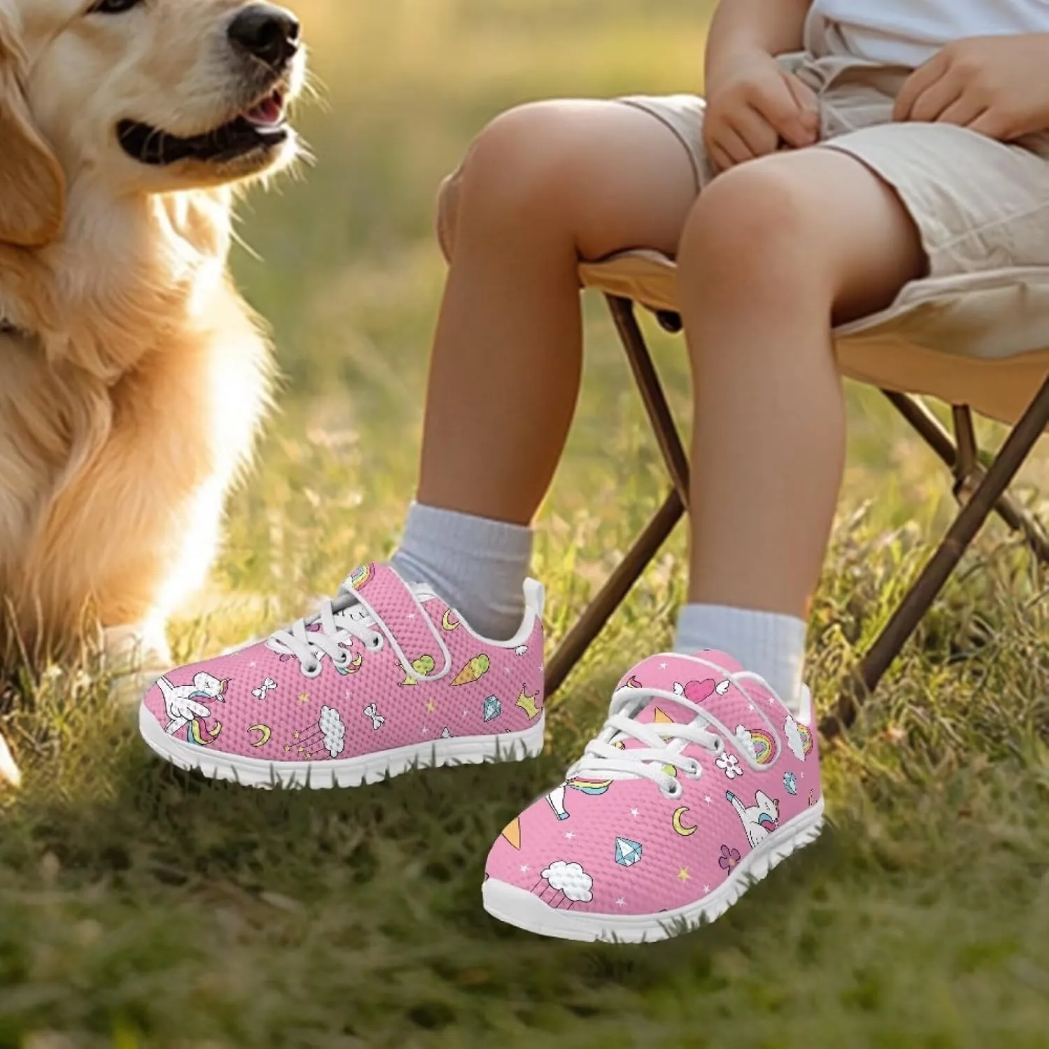 Kids Shoes for Boys Girls Lightweight Strap Sneakers with Single Buckle Slip On Tennis Shoes Running Sneakers