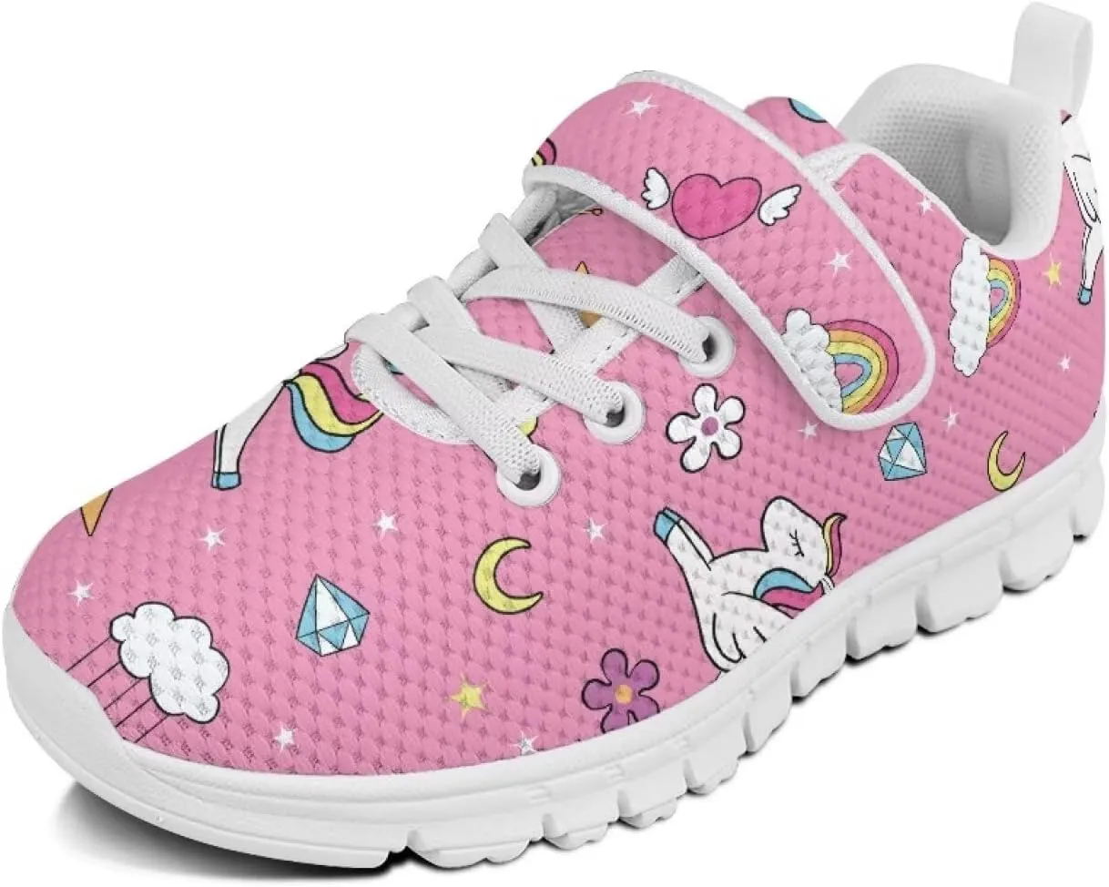 Kids Shoes for Boys Girls Lightweight Strap Sneakers with Single Buckle Slip On Tennis Shoes Running Sneakers